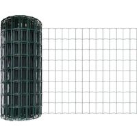 Maison Exclusive - Euro-Zaun mit Pfosten 10 x 0,8 m PVC-beschicht