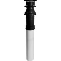 Ubbink 184100 - BLACK vertical terminal Alu/PVC 80/125 L1150 mm rolux fuel oil