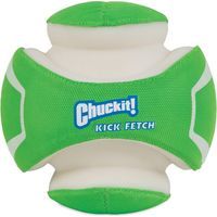 Kick Fetch Max Glow Ball, Large (8 Inch) Glow in the Dark Dog Toy-Crezuo
