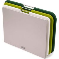Set of Cutting Nest™ Boards of 3 Piece, Cross Contamination Preventing, Colour Coded, Non-Slip Base, Stackable, Dashless Safe.