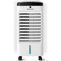 Zenet ZET-483 Climatizador Portátil 4 en 1 sin Manguera – Enfriador de Aire + Humidificador + Purificador + Ventilador – 65W, Depósito de 3 Litros, Mando a Distancia, Muy Silencioso, Ideal para hasta