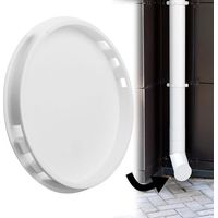 Bouchon d'extrémité de tuyau en plastique 100 mm Bouchon d'extrémité de tuyau d'égout 100 mm Capuchon de tuyau en PVC avec Tubes de Diamètre 100 mm