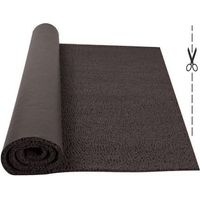 FELPUDO DE RIZO CON BASE COLOR MARRON 1,22 x 9 METRO