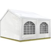 Carpasol – Tente barnum de réception 3x5 m – Structure acier galvanisé – Bâches en polyéthylène résistantes – Protection contre le vent et la chaleur