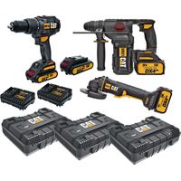 KIT WITH DX21 + DX12 + DX31B +3 CASES + 4 BATTERIES CATERPILLAR