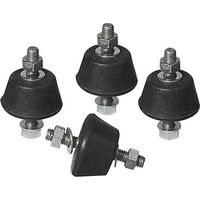 4 PZ ANTIVIBRANTI PER STAFFE Misura: HxL 22x39 mm