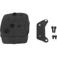 Exhaust muffler kit, chainsaw exhaust muffler with gasket for Husqvarna 385 390 372 371 365 362 503765301 544029501
