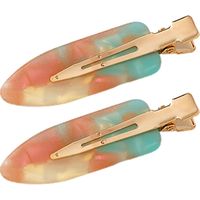 Barrettes à cheveux pour femmes, barrettes en acétate de cellulose, petites barrettes françaises pour cheveux fins