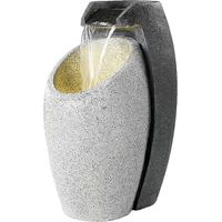 65cm Plug In Outdoor Stone Effect LED Water Fountain Feature Garden Patio