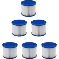Filterkartusche, 6er-Pack Ersatzfilterkartuschen für aufblasbare Whirlpools