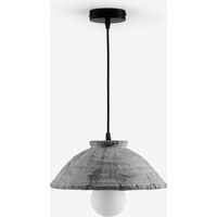 Plafonnier Sainza en terre cuite SKLUM Gris Clair Ø32 cm