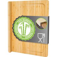 Tabla Encimera Madera Cocina - 44x34x2 Tabla Bambú Cocina Tabla Encimera Cortar