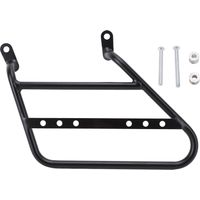 Support de sacoche de moto à montage latéral, 12mm, fer noir mat, Look élégant, sac de rangement, Support de cadre gauche: RM835-BBZJ