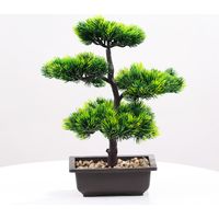 Bonsaï artificiel en forme de pin - Simulation de bureau - Plante en pot - Décoration créative - Pot de bonsaï,AAFGVC