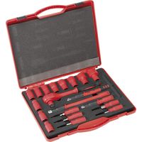 JUEGO LLAVE VASO 1/2" 20 PIEZAS AISLADOS