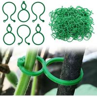 300 x Reusable Plant Support Clips, Tomato Clips, for Climbing Plants and Plant Fastening, Tomato Clips for Garden, Vine, Vegetables, Climbing Plants