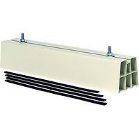 Base a pavimento singola in pvc 450 x 80 x 90 mm - vecamco
