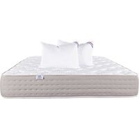 Matelas Dreamlux, 26 cm , ressorts ensachés, mousse haute densité, indépendance du couchage, face été/hiver + Oreiller, 160x200cm