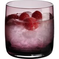Verre Ankara soufflé à la bouche cerise