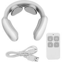 Coussin massant électrique cervical intelligent avec télécommande, soulagement douleurs épaules et nuque, appareil de massage