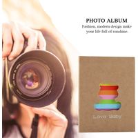 Album photo avec porte-photos pour ranger les photos de vacances, de voyage ou de remise de diplômes (Ours)