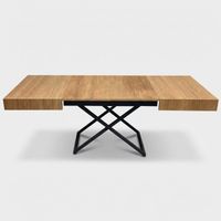 Table extensible de design 10 personnes 120/220x80 Amsterdam - Chêne