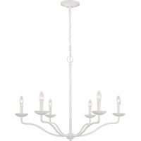 Elstead Feiss Annie Lampadario multi braccio in gesso bianco