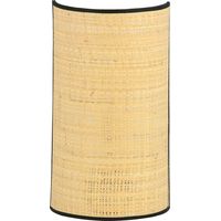 Emibig Aston applique rattan beige/nero 1xE14 32cm IP20