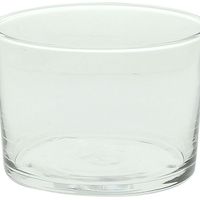 Set 3 transparente Glasgläser 210 cc transparentes Glas