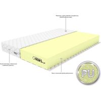 Matelas SIMPLE H4 - dur 120x180 Basic - Microfibre