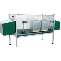Cala 200013 Ropet Clapier à 2 compartiments 162/102x51x40/80cm