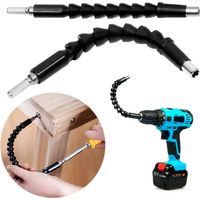 Extensión flexible para puntas, destornilladores y taladros de 1/4" (19 cm)