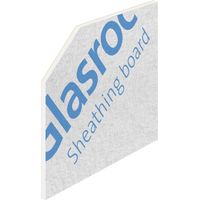 Gyproc glasroc x 13 lastra in cartongesso 120 x200 cm tagliata a metà 120x100 per esigenza di spedizione