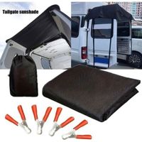 Auvent de porte arrière de camping-car, auvent étanche pour camping en voiture, pique-nique et barbecue (180 x 115 cm)
