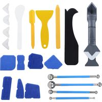 Lisseur Joint Silicone,Enlever Joint Silicone,Outil de Calfeutrage,Grattoir Joint Carrelage,Pour Évier de Fenêtre Cuisine Salle de Bain
