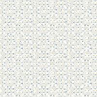 A Street Prints Chenille Blue Grey Yellow Painted Spots Wallpaper Paste The Wall