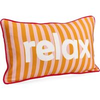 Bizzotto cuscino Karera Relax beige/arancione cm 30x50