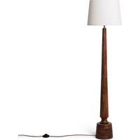 Lámpara de Pie Madera Kehna ILUZZIA Blanco