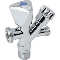Vanne à clapet d'angle combinée