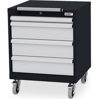 WS24 Mobiler Schubladenschrank Schubladen: 1 x 50 3 x 150B x T x H 600 x 575 x 790 mm - WS24-100189