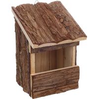 Vogelhaus flamingo inclino Kiefernholz wetterfest 30x40 cm