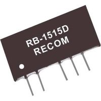 Convertisseur CC/CC pour circuits imprimés RECOM RB-1515D Nbr. de sorties: 2 x 15 V/DC 15 V/DC, -15