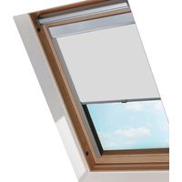 Randaco Store enrouleur Store occultant roulant - Gris 206 - Store Pour Fenêtre De Toit - Rideaux Intérieurs - Stores Pour Velux