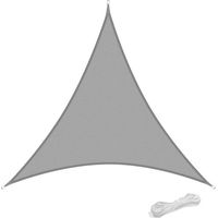 Auvent de voile d'ombrage 3x3x3m pour la Sonnenschutz für Außen Jardin Patio Yard Party wasserdicht Protection solaire Abri Auvent Voile Auvent 90% Bloc UV avec Corde Libre...