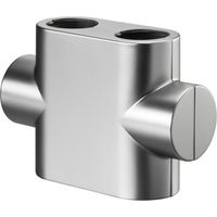 Copertura di design OV per passaggio Multiblock T, cromata