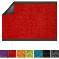Tapis de Porte sur mesure Use&Wash Rouge 200 x 200 cm