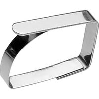 Clip de fixation pour nappe - Inox - 12 pièces