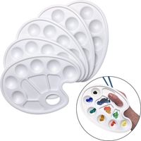 Artina Ensemble de 5 Palettes de mélange pour peinture
