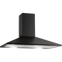Klarstein – Hotte aspirante murale 90cm 330 m³/h – Éclairage LED – Filtres à graisse lavables – Inox – Classe B