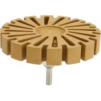 Disque abrasif caoutchouc 4en1 100mm pour voiture camping-car, meule à pales ventilateur rotative électrique pour perceuse, polissage et nettoyage
